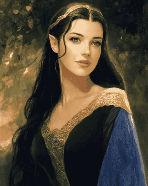 Gorgeous Arwen Movie Art Diamond Painting