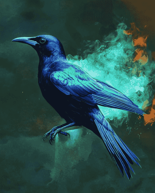 Grackle Delight Diamond Painting