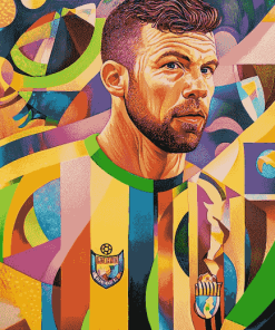 Grant Hanley Famous Footballer Diamond Painting