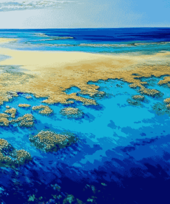 Great Barrier Reef Seascape Diamond Painting