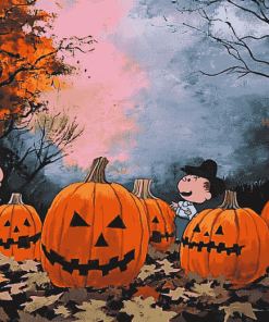 Great Pumpkin Animation Diamond Painting