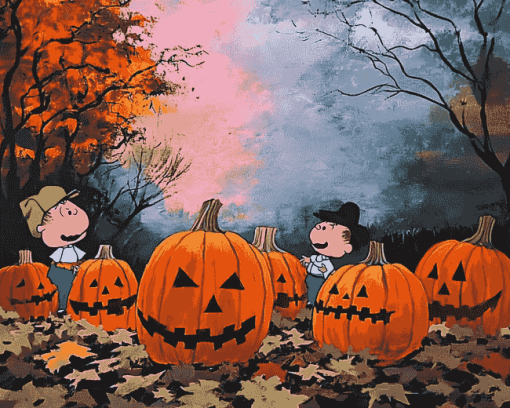 Great Pumpkin Animation Diamond Painting