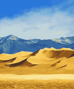 Great Sand Dunes Mountain Diamond Painting