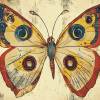 Greek Butterfly Evil Eye Diamond Painting