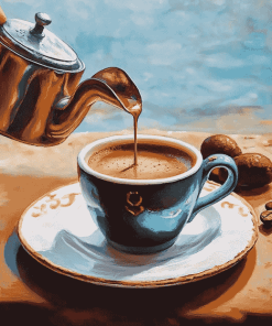 Greek Coffee Cups Diamond Painting