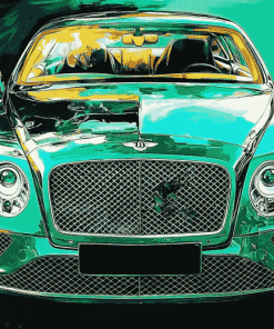 Green Bentley Luxury Diamond Painting