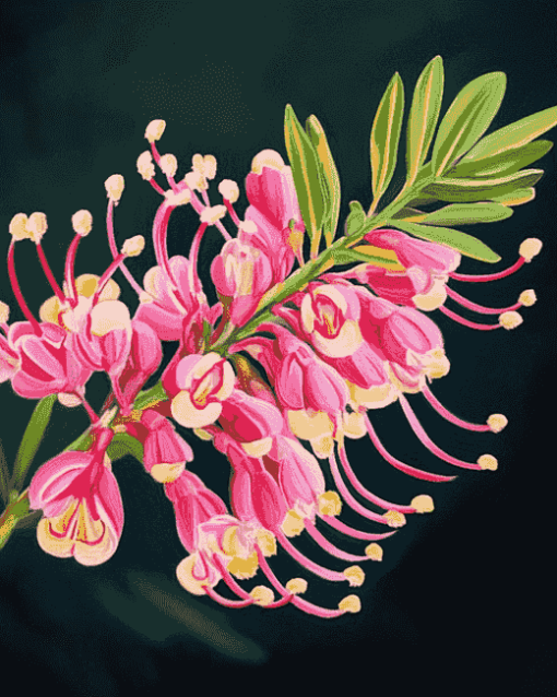 Grevillea Blossoms Diamond Painting