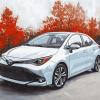 Grey Corolla Car Art Diamond Painting