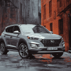 Grey Hyundai Tucson Car Diamond Painting