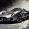 Grey MC20 Maserati Supercar Diamond Painting