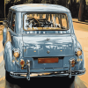 Grey Morris Minor Classic Diamond Painting