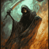 Grim Reaper Scary Diamond Painting