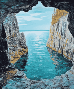 Grotto Seawater Landscapes Diamond Painting