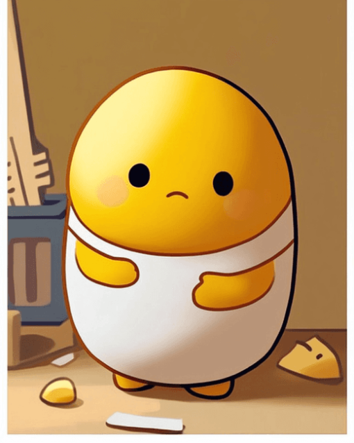 Gudetama Cartoon Diamond Painting