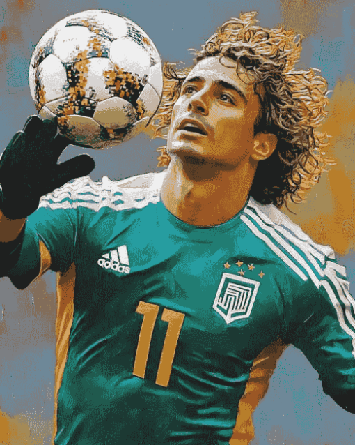 Guillermo Ochoa Legendary Footballer Diamond Painting