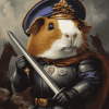 Guinea Pig Soldier Diamond Painting