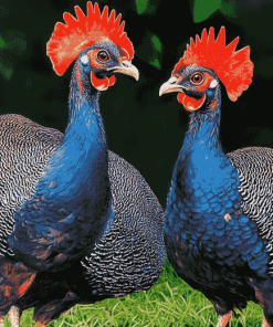 Guineafowl Birds Diamond Painting