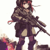 Gun Gale Online Anime Characters Diamond Painting