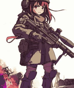 Gun Gale Online Anime Characters Diamond Painting