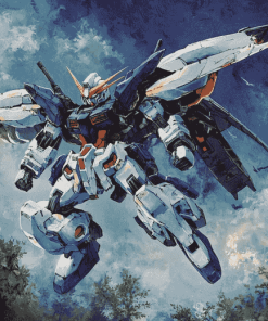 Gundam Wing Anime Robots Diamond Painting