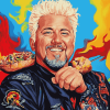 Guy Fieri Famous Chef Diamond Painting