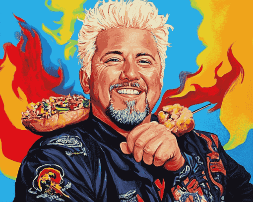 Guy Fieri Famous Chef Diamond Painting