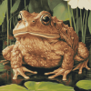 Hairy Frog Wildlife Diamond Painting