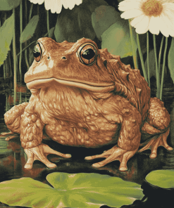 Hairy Frog Wildlife Diamond Painting