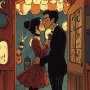 Halloween Kissing Booth Diamond Painting