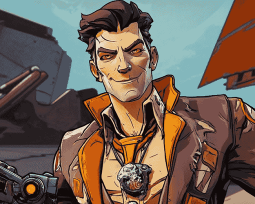 Handsome Jack Animation Diamond Painting