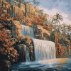 Hanging Gardens Landscape Diamond Painting