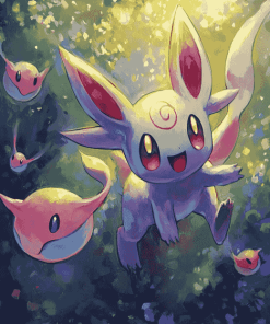 Happy Lanturn Pokemon Diamond Painting