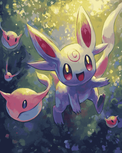 Happy Lanturn Pokemon Diamond Painting