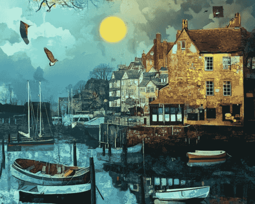 Harbour England Scenic Diamond Painting