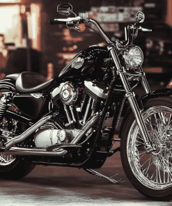 Harley 72 Motorcycle Diamond Painting