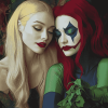 Harley Quinn and Poison Ivy Art Diamond Painting