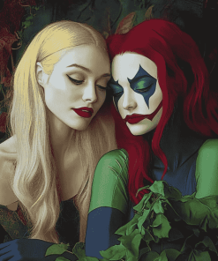 Harley Quinn and Poison Ivy Art Diamond Painting