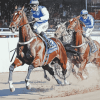 Harness Racing Horses Diamond Painting