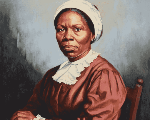 Harriet Tubman Vintage Lady Diamond Painting