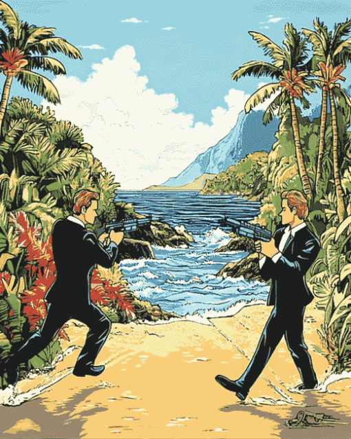 Hawaii 5 0 Animation Diamond Painting