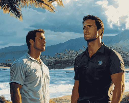 Hawaii Five 0 Movie Art Diamond Painting