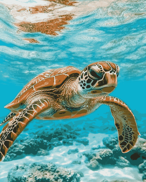 Hawaii Sea Turtle Diamond Painting