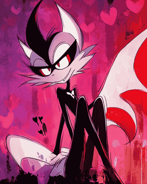 Hazbin Hotel Angel Dust Diamond Painting