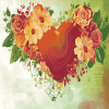 Heartfelt Blossoms Roses Diamond Painting