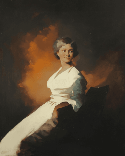 Henry Raeburn's Janet Law Vintage Diamond Painting