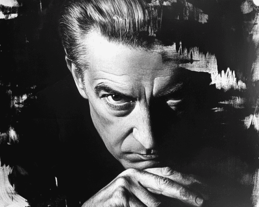 Herbert Von Karajan Monochrome Diamond Painting