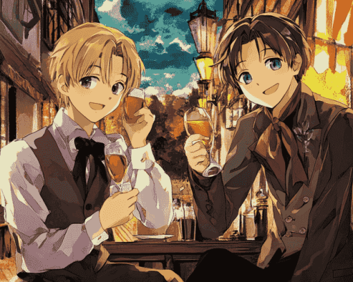 Hetalia Anime Characters Diamond Painting