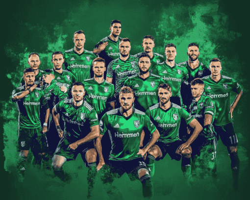 Hibernian Footballers Diamond Painting