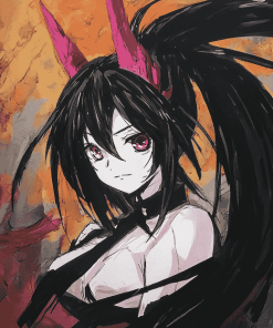 High School Dxd Akeno Anime Art Diamond Painting