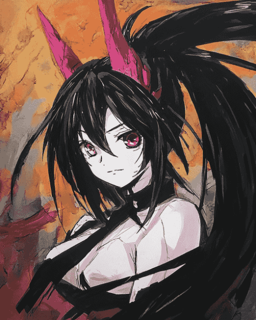 High School Dxd Akeno Anime Art Diamond Painting